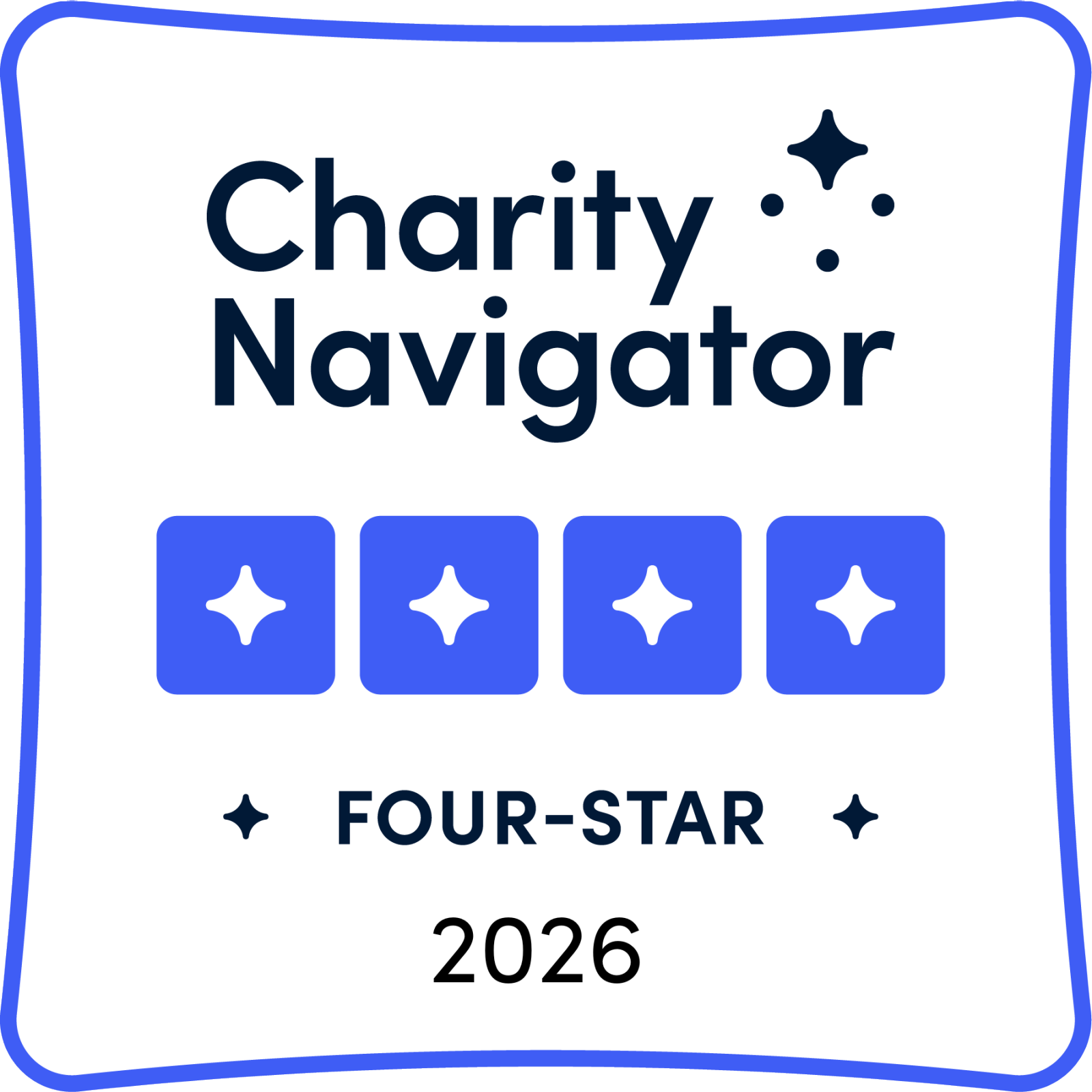 Charity Navigator four star rating